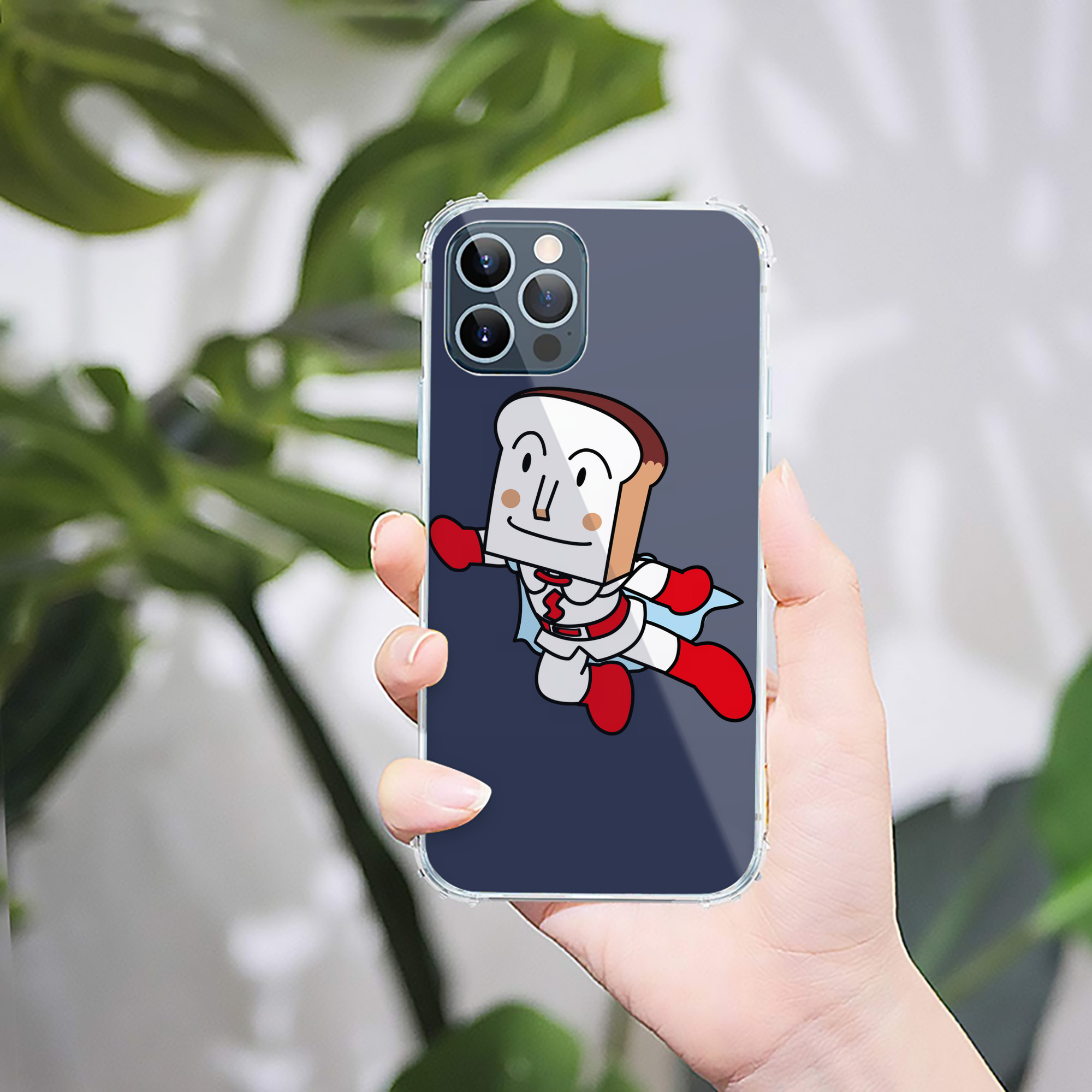 （画像用） アンパンマン Anpanman 【iPhone 12シリーズ対応】透明スマホケース（クリアソフトケース）